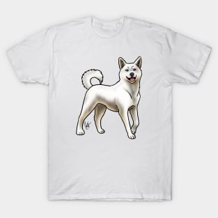 Dog - Korean Jindo - White T-Shirt